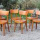 6 "classic" bistro chairs from Horgen-Glarus (Switzerland) 1950s