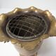 Vintage solid brass flower spike vase