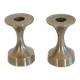 Pair of Danish brass candle holders 1970