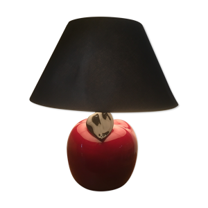 Lampe pomme en céramique