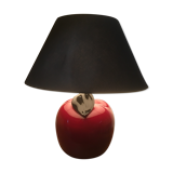 Lampe pomme en céramique