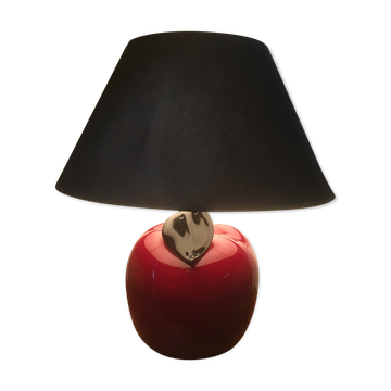 Ceramic apple lamp