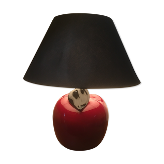 Lampe pomme en céramique