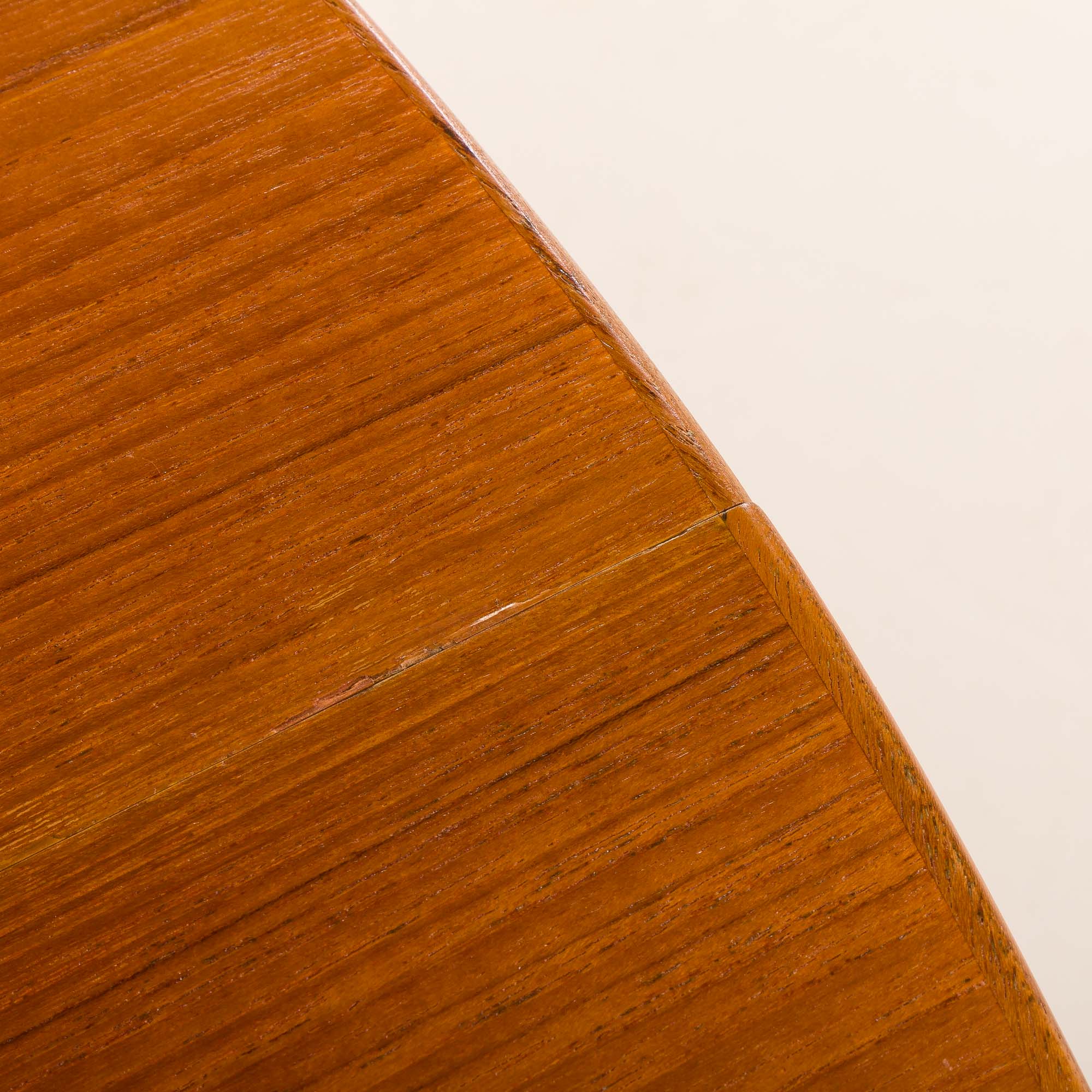 Henning Kjaernulf attributed extra large teak table with 4 inner leaves for Soro, Denmark 1960s