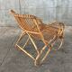 Fauteuil en rotin vintage 1950