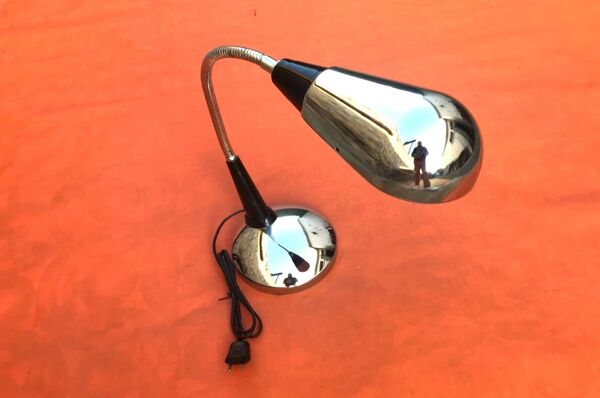 Lampe de bureau italienne dans le style d'Angelo Gaetano Sciolari, années 1970