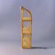 Vintage bamboo and rattan shelf