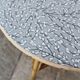 Table en rotin vintage 1960