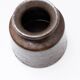 Rudi Stahl Studio Dark Brown Fireclay Stoneware Vase - Organic Mid-Century Ceramic Art, 1960s