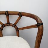 Bamboo throne chair