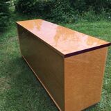 Vintage sycamore sideboard Mario Sabot 1970