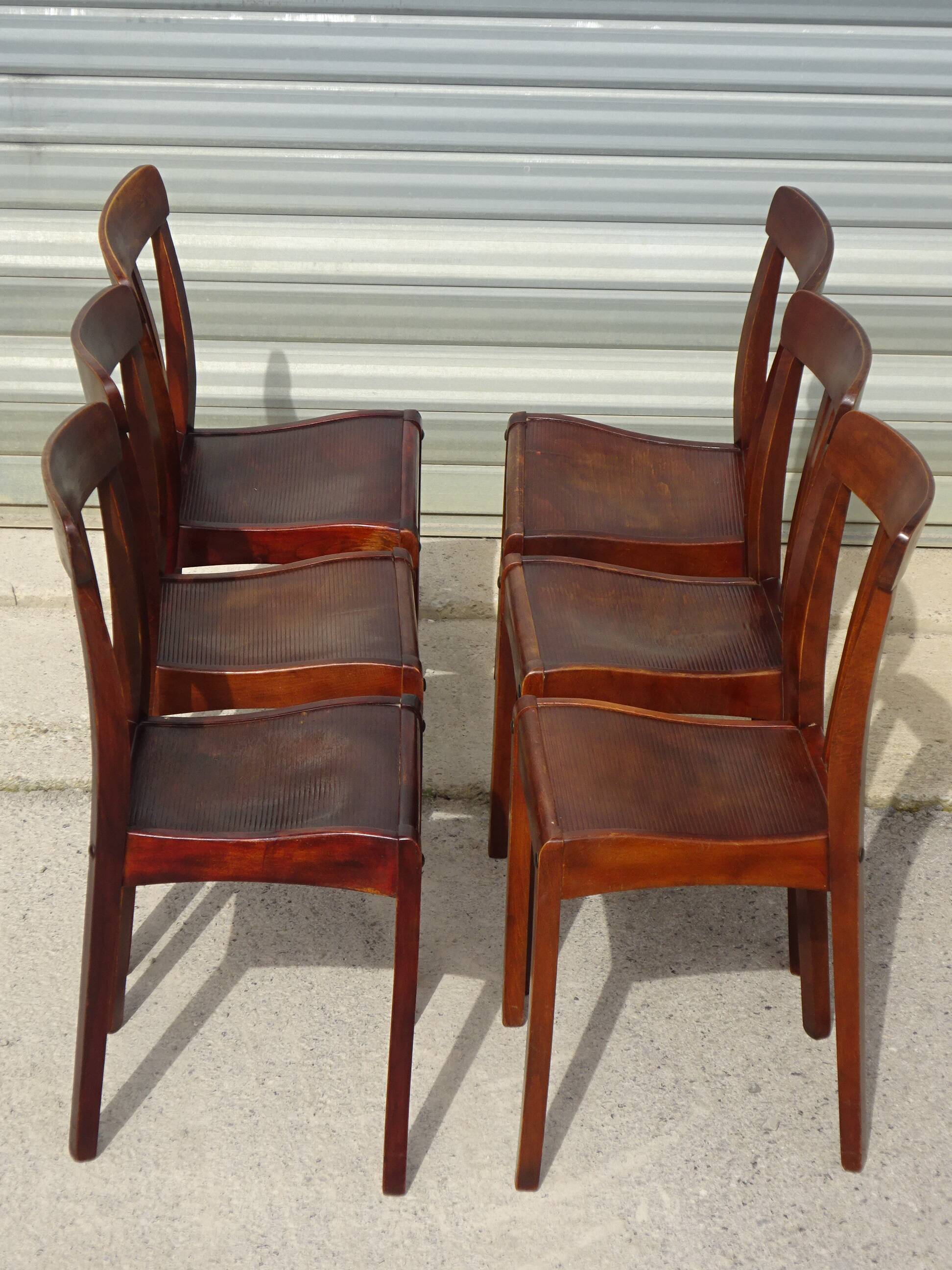 Vintage Stella bistro chairs, 1930s, set of 6