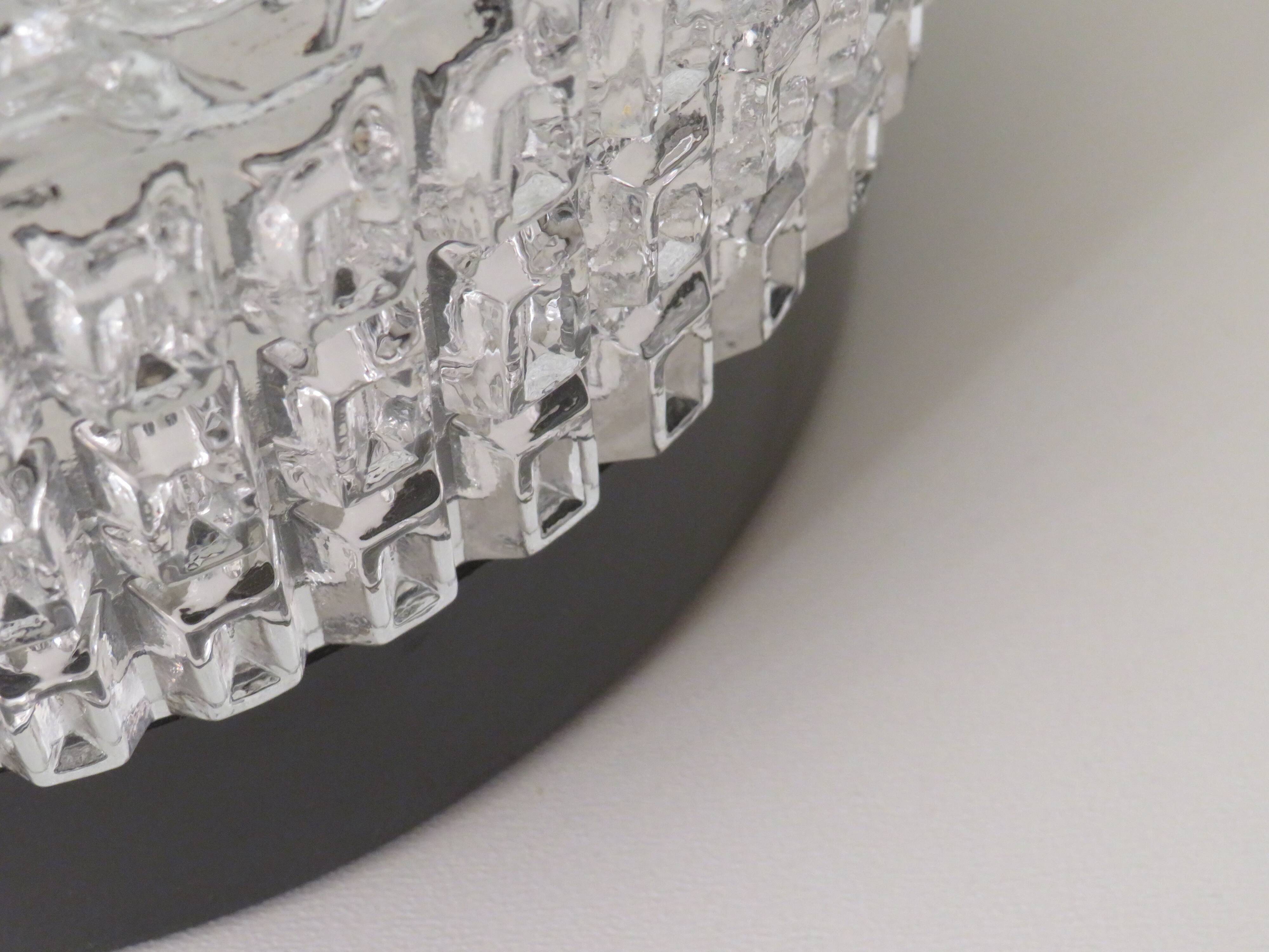 Brutalist wall or ceiling lamp by Niko Belgique 1960