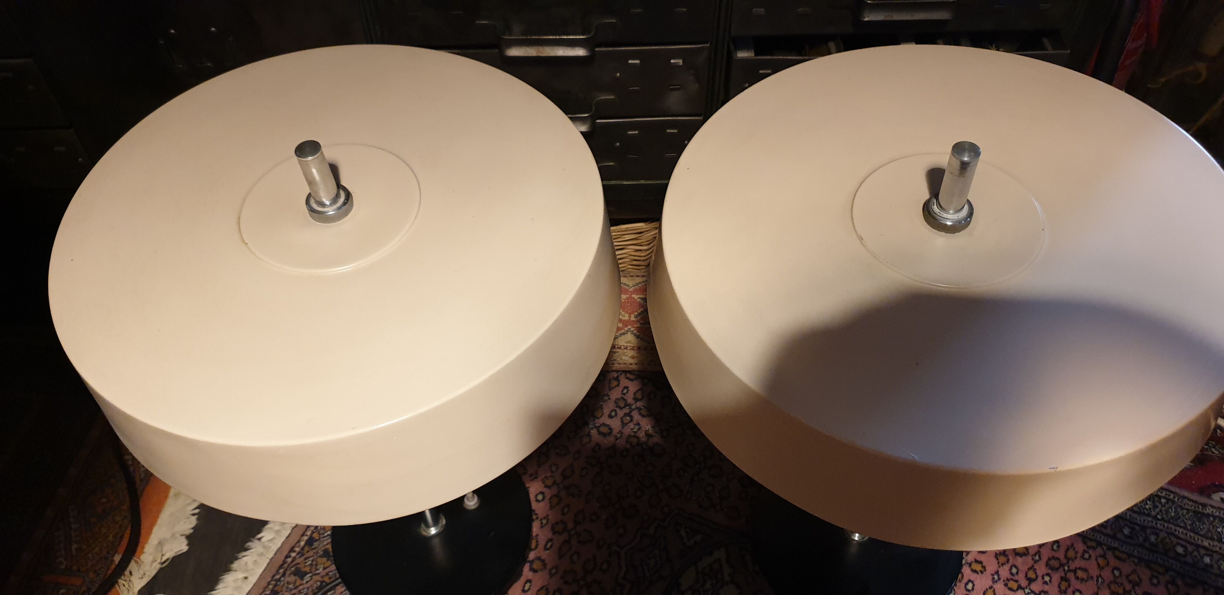 Paire de lampes desing 60/70