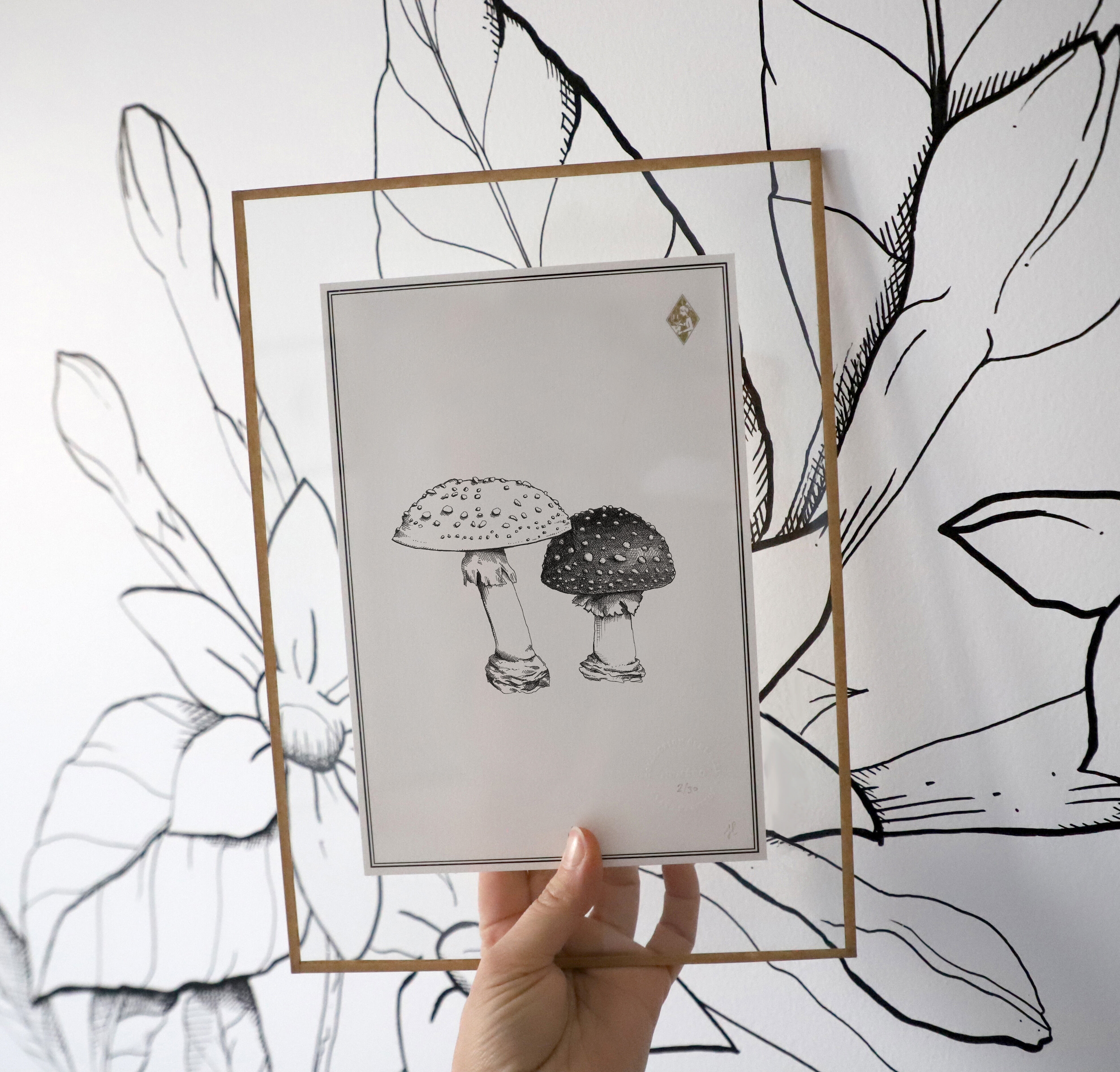 Paintings "The Amanites" - illustration