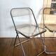 Three folding chairs Plia, Giancarlo Piretti for Castelli