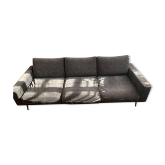 Modern style anthracite gray sofa