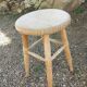 Antique 4-legged wooden stool