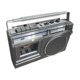 Ancienne radio cassette recorder portable jvc rc-250l