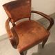 Fauteuil bridge en cuir
