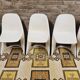 Set of 5 "Casalino" chairs by Alexander Begge for Casala, 1970.