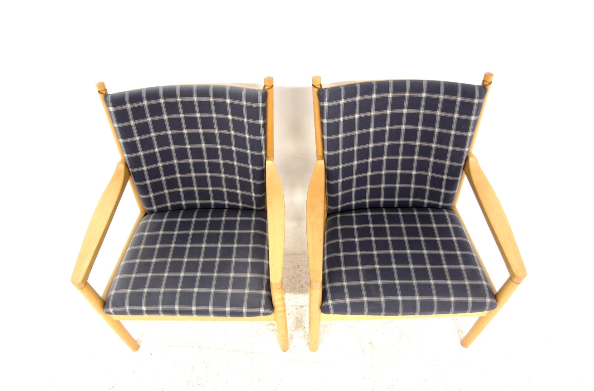 Set of 2 armchairs "Model 1788", Hans J Wegner, Fritz Hansen, Denmark, 1970