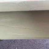 Painted wooden farmhouse table L120