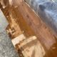 Table basse en loupe d’orme Roche et Bobois vintage 70s