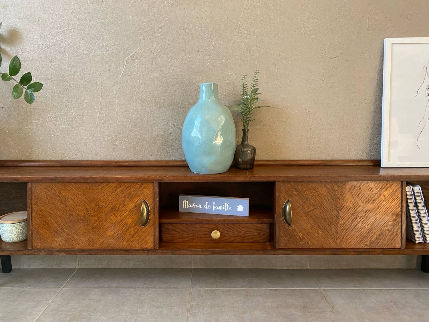 Vintage 50s sideboard (shallow)