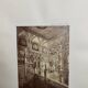 Photo Escalier de l'Opéra de Vienne XIXe albumine carton contrecollé
