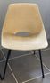 A barrel chair by Pierre Guariche, Steiner, vintage beige fabric, 1950.