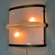 Pair of Venetian wall lights in Murano glass circa 1950