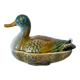 Boîte zoomorphe céramique canard