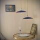 Set of 3 suspensions bistro sheet metal enamelled