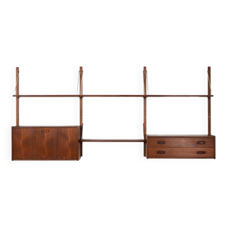 Teak shelving unit, Danish design, 1960s, manufactured in Denmark