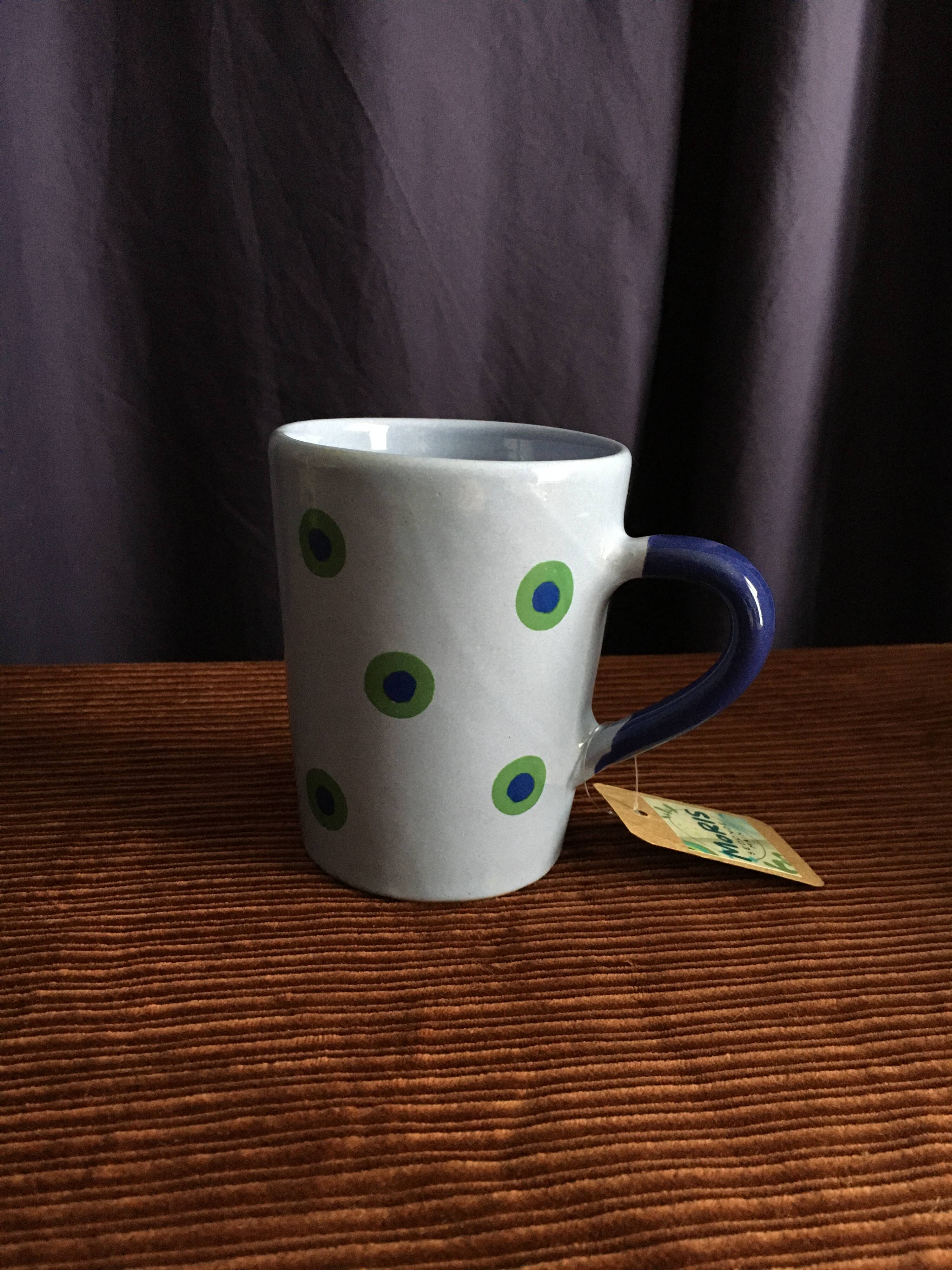Mug artisanal à pois