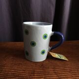 Mug artisanal à pois