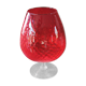 Vintage red tulip vase