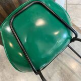 A shell chair by Pierre Guariche for Meurop, green, vintage 1960s