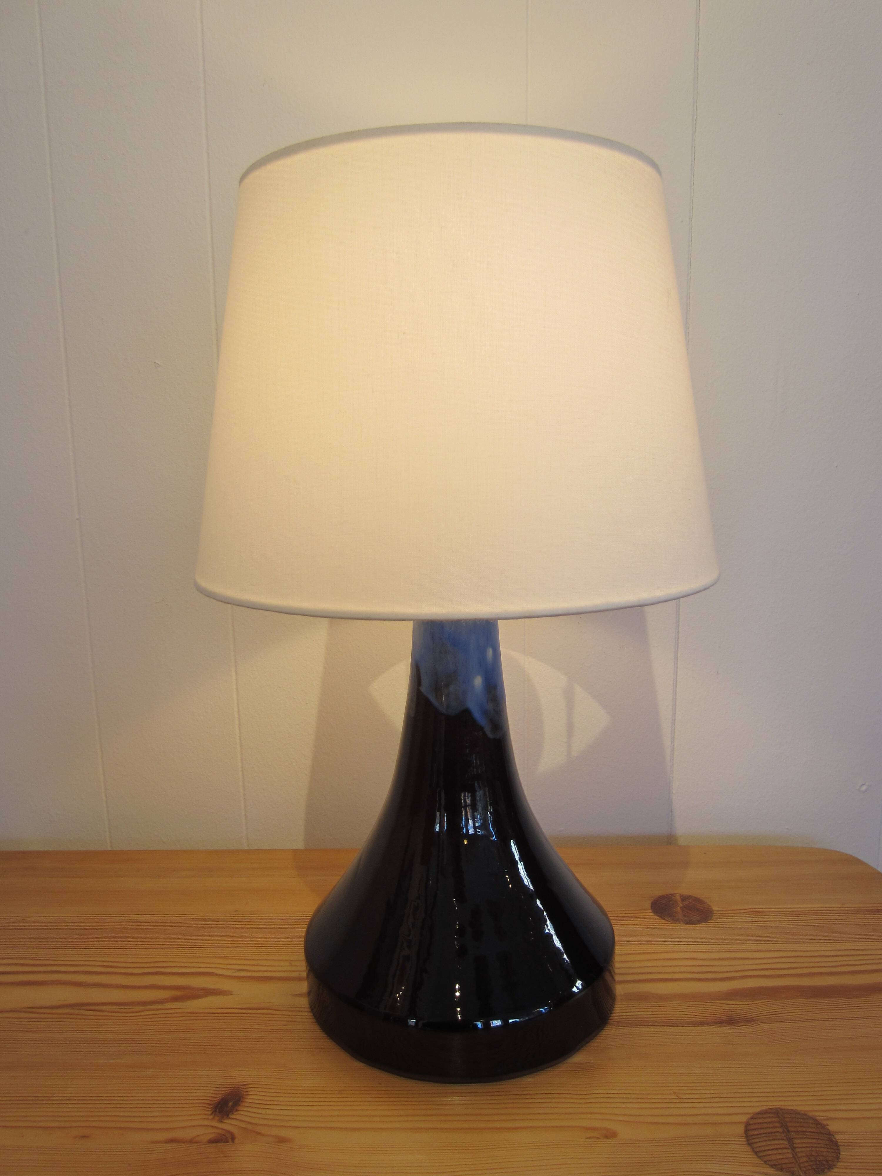 Scandinavian ceramic lamp by Laholm Keramik