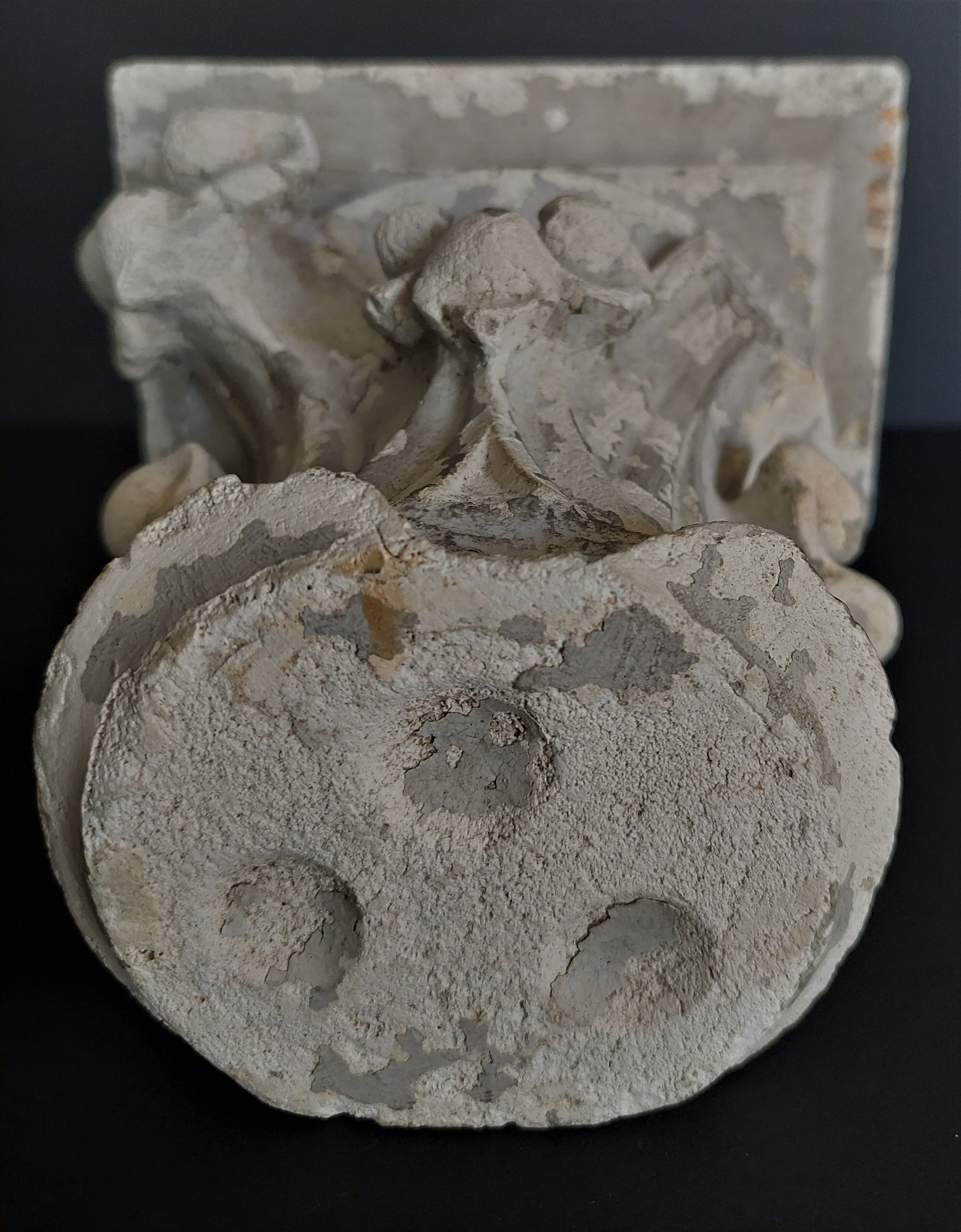 Architectural element plaster capital nineteenth century