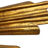 Large Sun Mirror Gold Leaf Gilded Sunburst Mirror 54cm