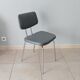 Vintage chair in skai and chrome 1950s