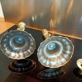 Pair of Regency period candle holders