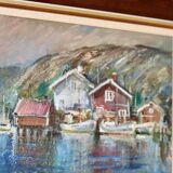 " Boats, Bohuslän " by Alf Johansson