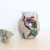 Ceramic jug, rustic, vintage French