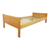 Vintage Mountain Design Les Arcs bed in ash wood from the 60s 70s