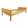 Vintage Mountain Design Les Arcs bed in ash wood from the 60s 70s