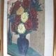 Old painting dahlias