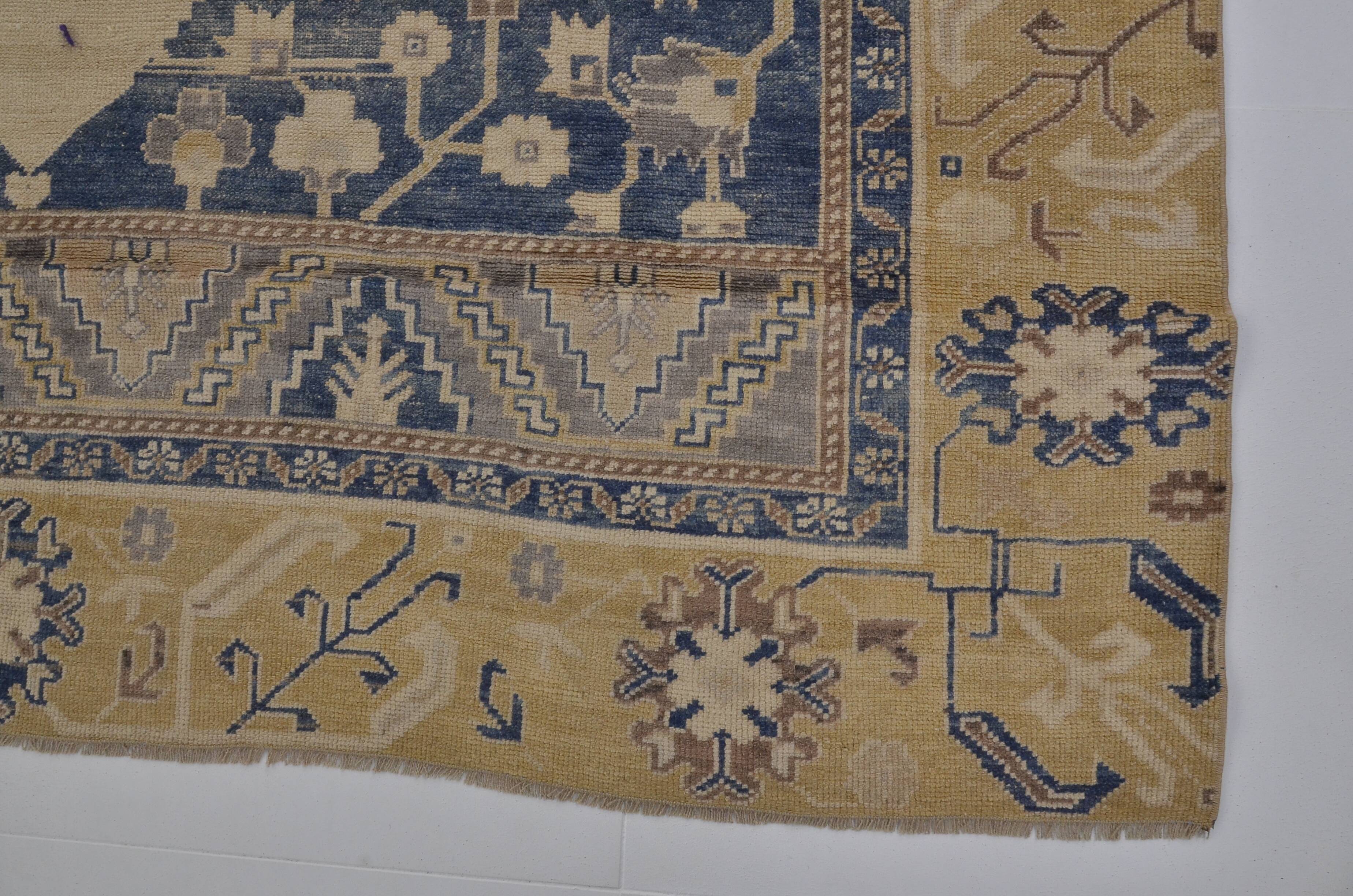 Oushak Handknotted Wool Area Rug sku 1557